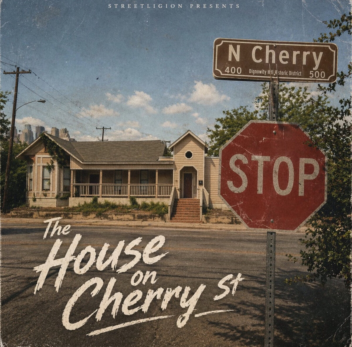 Promotional poster for The House on Cherry Street stage play